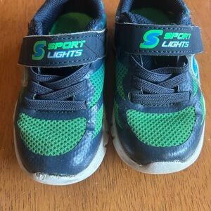 Skechers Toddler Shoes Size 7 Blue and Green